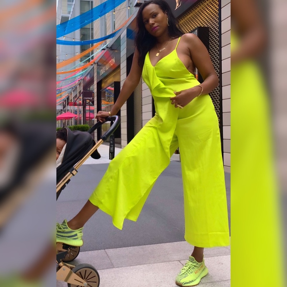 Neon jumpsuit 💚